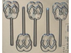 Flip Flop Chocolate Mould 5 Cavity